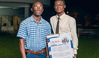 Dr Kwabena Koforobour Agyemang (left) and Peter Amoadu-Asmah
