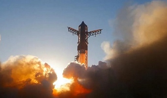 A SpaceX rocket launch