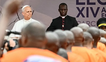 Pope Leo was greeted by cheering inmates when he visited the high security facility in Bata