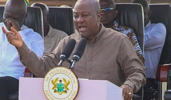 President Mahama cuts sod for first 24-hour economy market at Dormaa-Ahenkro