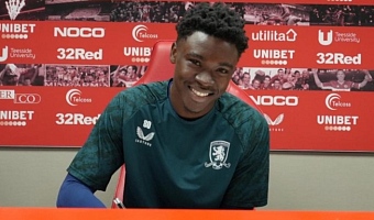 Middlesbrough have signed Listowell Lord Hinneh after a successful trial (Image: mfc)