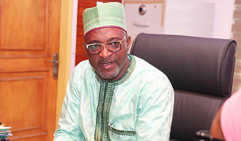 The Interior Minister, Mohammed Mubarak Muntaka