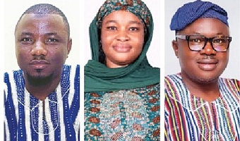 Prof. Seidu  Mahama Alidu, Mariama Naama  Salifu, Abdul-Rahaman Hanan Gundadow