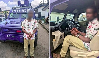 26-year-old in custody over alleged theft of police armoured truck