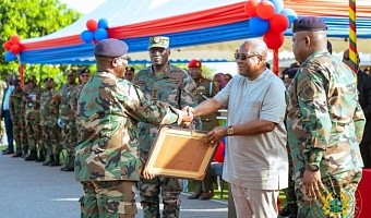 Ghana Armed Forces honoured after hurricane reconstruction mission in Jamaica