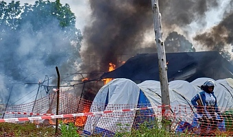 The unrest highlights the struggle authorities face as cases of the virus rise