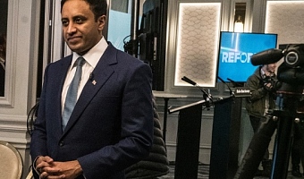 Zia Yusuf, Reform’s home affairs spokesperson, said the UK was ‘not an ATM for ethnic grievances of the past’. Photograph: Sean Smith/The Guardian