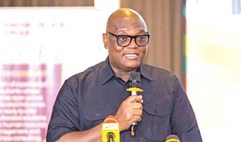 Simon Madjie, Chief Executive Officer, GIPC, speaking at the forum