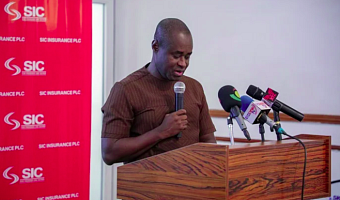 The Managing Director of SIC Insurance PLC, Mr James Agyenim-Boateng