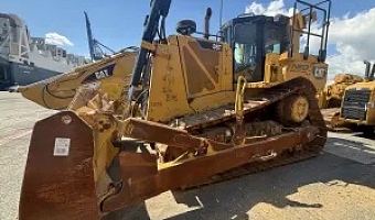 CBP officers intercepted this stolen dozer before it could be shipped to Ghana.