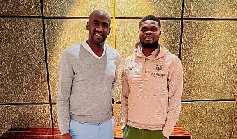 Coach Otto Addo met Thomas Partey to discuss plans for the World Cup campaign