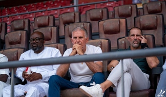 Carlos Queiroz addressing the media in the packed conference room last Thursday