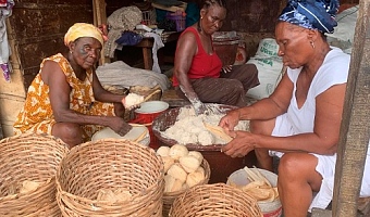 Ayawaso West MP John Dumelo engages 13 kenkey sellers to feed constituents during World Cup