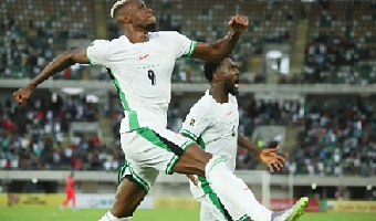 Nigeria's Victor Osimhen will lead his teammates against Gabon tomorrow