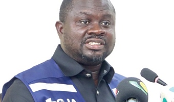  Albert Kwabena Dwumfour, President, GJA, addressing the media