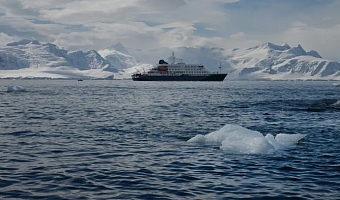 MV Hondius during a trip from Argentina to Antarctica via South Georgia in November 2021