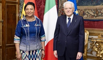 Mona-Helen Quartey: Ghana’s Ambassador to Italy presents credentials to President Mattarella