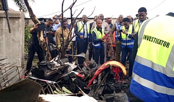 Tema aircraft crash: Investigators to remove wreckage on Tuesday as probe begins