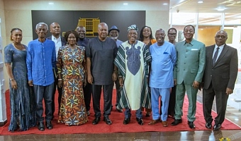 President John Dramani Mahama speaking at the inauguration ceremony