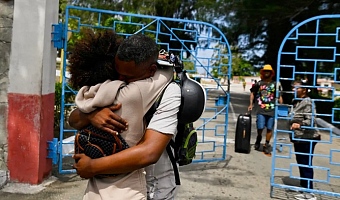 Inmates emerged from La Lima prison in eastern Havana to hug waiting relatives