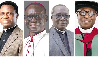 Apostle Dr Eric Nyamekye, Most Rev. Matthew Gyamfi, Apostle Dr Vincent Samuel Ansah, Most Rev. Prof. Johnson Kwabena Asamoah-Gyedu