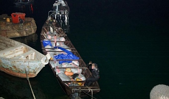 File photo Ghana Navy intercepts canoe with 37 sacks of suspected Indian hemp at Ada