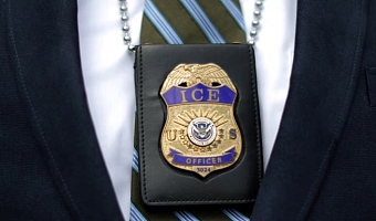 An ICE officer is seen at Otay Mesa immigration detention center in San Diego, California, U.S. May 18, 2018. REUTERS/Lucy Nicholson/File Photo