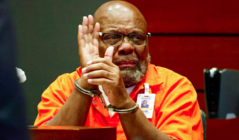 Richard Ferguson is sworn in as he takes the stand during his sentencing hearing at the Osceola County Courthouse on Wednesday, February 18, 2026. Ferguson is convicted of manslaughter after letting his 15-year-old son drive his car, leading to a crash that killed four people. (Rich Pope/Orlando Sentinel)