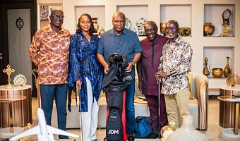 President Mahama receives customised golf clubs ahead of 2026 Head of State Invitational Tournament