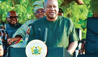 President John Dramani Mahama addressing the durbar in Wa