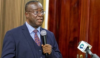 Justice Paul Baffoe-Bonnie,  Chief Justice of Ghana speaking at the event