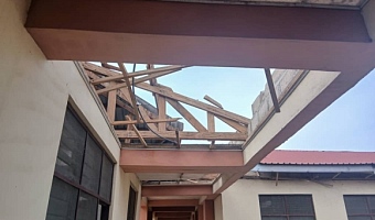 Students displaced after storm rips off school roof in North Tongu