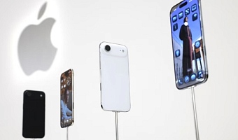 The new Apple iPhone Air at Apple Park in Cupertino, California, on Tuesday. Photograph: John G Mabanglo/EPA