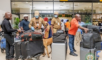 Sniffer dogs deployed as NACOC tightens security at Kotoka International Airport