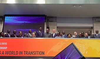 President Mahama rings London Stock Exchange bell to open trading