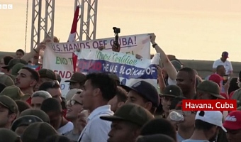 Cubans march on May Day in Havana amid fresh US sanctions