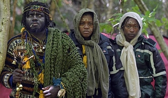 The Kingdom of Kubala is made up of 'King Atehene', 'Queen Nandi' and 'Asnat'. Pic: PA