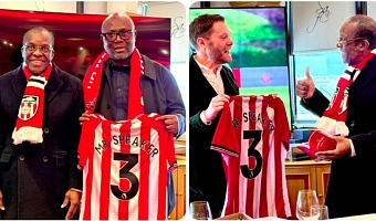 Ghana Parliament delegation visits Sunderland to expand Democracy Cup partnership