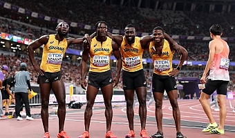Ghana 4x100m relay team finish fourth at World Athletics Relays