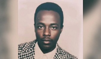 Biniam Solomon, seen here in an old picture taken from one of his books, had no contact with his family while in prison