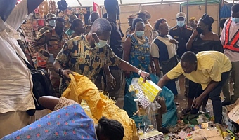 Fire Service contains Kejetia market blaze, saves dozens of shops