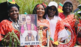 Joyful crowds turned out to welcome the Pope as he delivered his message of peace to areas raged by a separatist insurgency