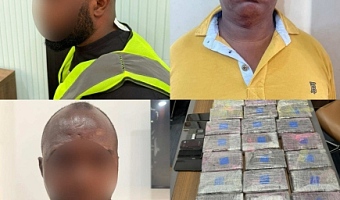 Accra drug bust: Suspects held with cocaine, cash and counting machine