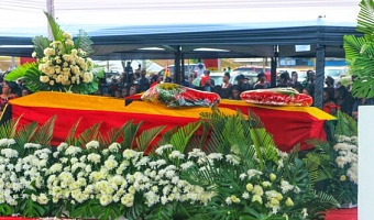 Thousands attend funeral of brothers killed in Tema microlight aircraft crash