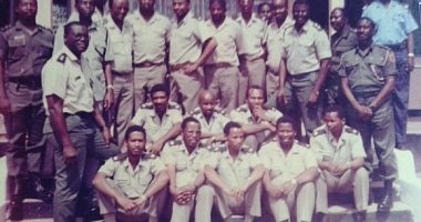 This is a photo of the South African officers Ghana trained for their independence in 1994. One of them in later years became a CDS and visited Ghana. 