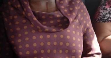 The arrested female suspect