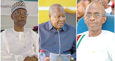 Mahama Iddrisu — Chairman, NDC Council of Elders, President John Dramani Mahama, Johnson Asiedu Nketiah — National Chairman, NDC        