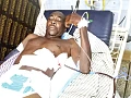 The victim, Bright Kofi Zokli, in hospital