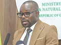 Prof. Anthony Owusu-Ansah, Executive Secretary, Lands Commission, speaking at the event