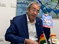 Roey Gilad, the sraeli Ambassador to Ghana, Liberia and Sierra Leone addressing the press